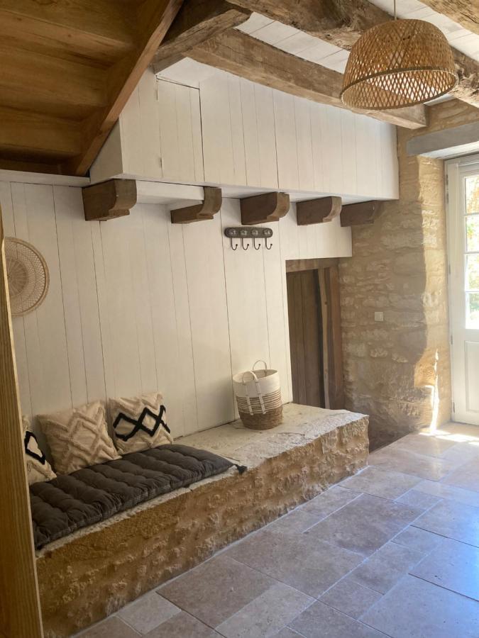 Вилла Logis Des 4 Fees Et Son Bain Nordique Sainte-Nathalene Экстерьер фото