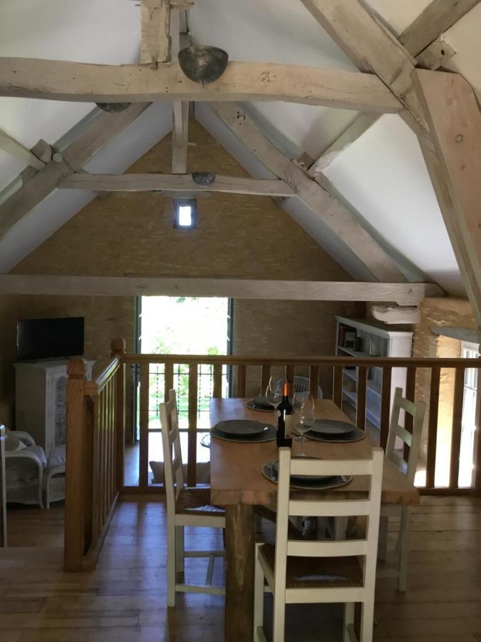 Вилла Logis Des 4 Fees Et Son Bain Nordique Sainte-Nathalene Экстерьер фото